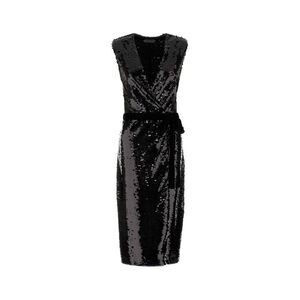 Alberta Ferretti Women Embellished Crepe Dress
